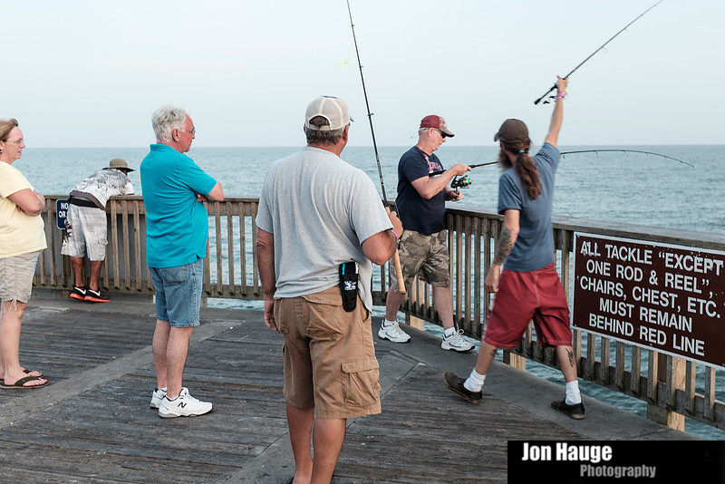 Catching Fish at the Pier