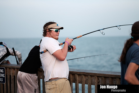 Catching Fish at the Pier