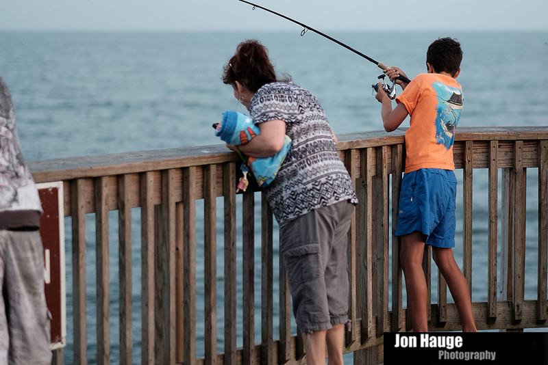 Kids Fishing at Pier