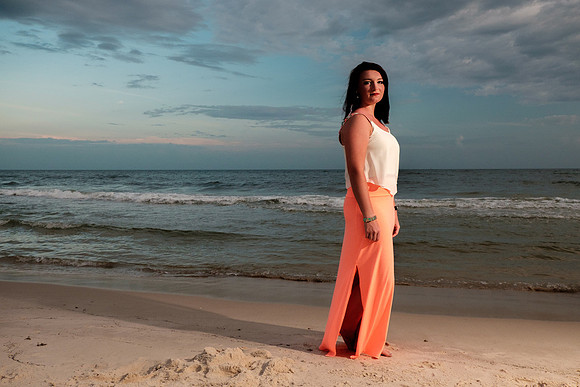 Senior Portrait at the Beach