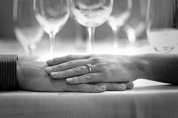 Couple at Italian Village