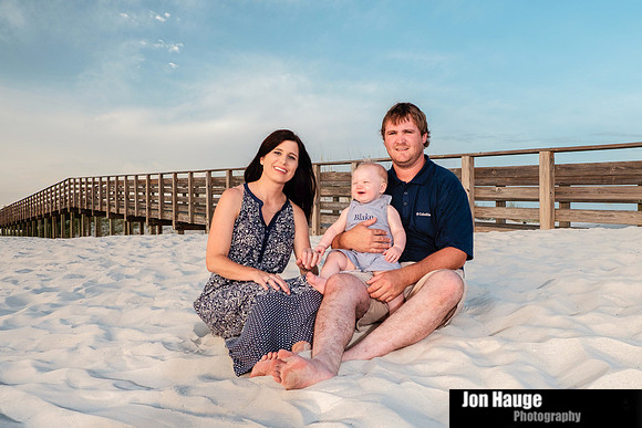 Orange Beach Family Portrait