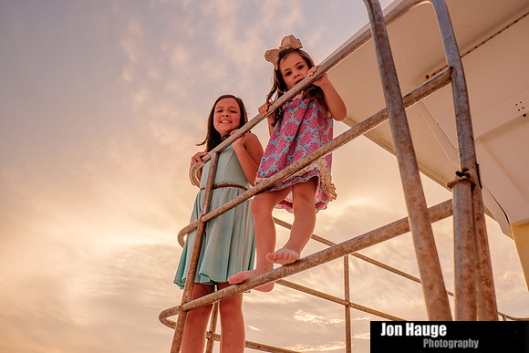Sisters at Lifeguard Station