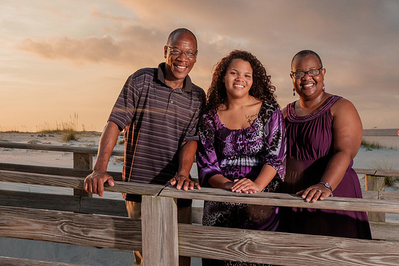 Sunrise Family Portrait Session