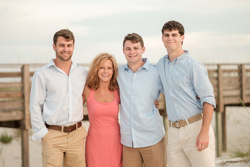 Orange Beach Family Portrait