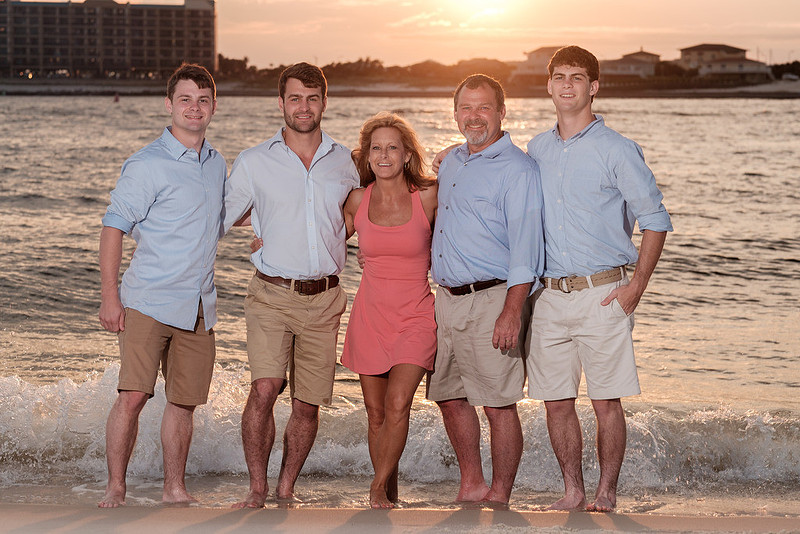 Orange Beach Family Portrait
