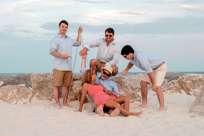 Orange Beach Family Portrait