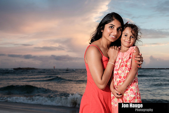 Mother Daughter Portrait at Perdido Pass