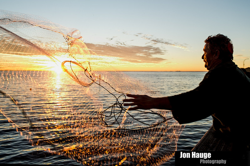 Castnets at Fairhope Pier