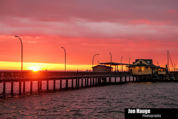 Shux on the Pier Sunset