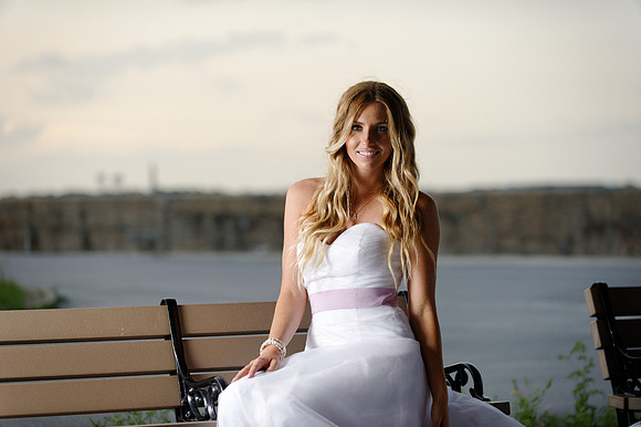 Bridal Beach Portrait