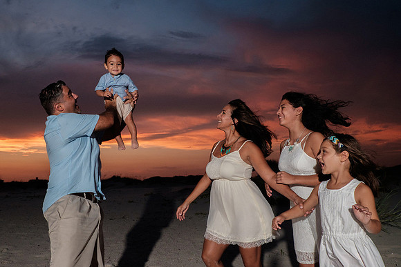 After Sunset Family Portrait