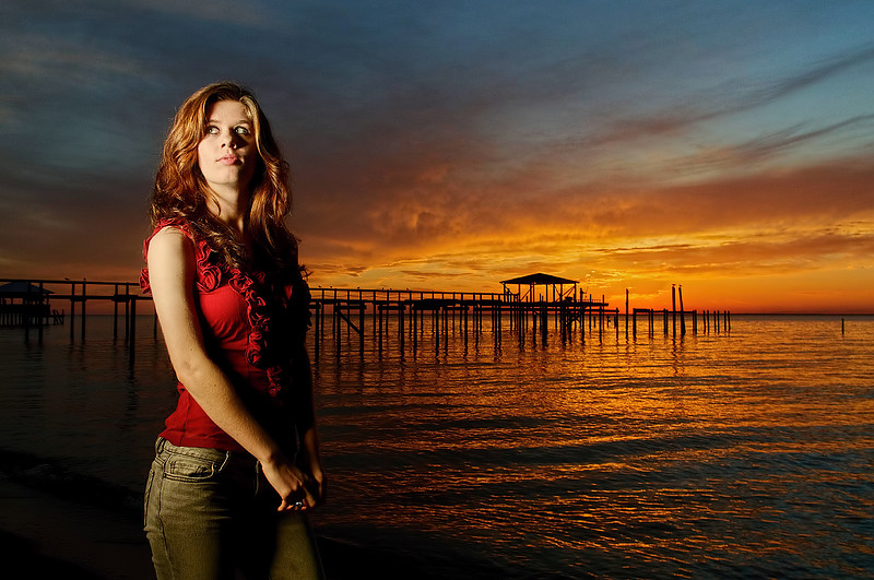 Sunset at South Beach Fairhope