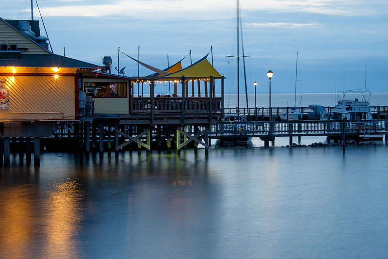 April Evenng at Fairhope Pier