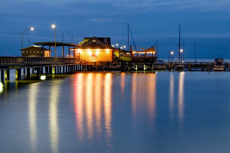 April Evenng at Fairhope Pier
