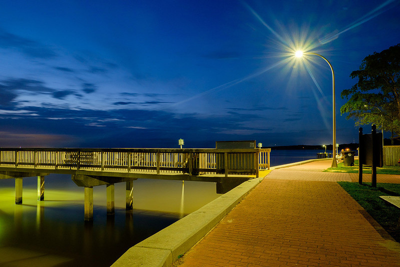 April Evenng at Fairhope Pier