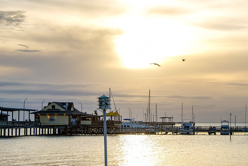 April Evenng at Fairhope Pier