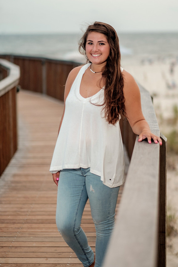 Senior Portrait in Gulf Shores