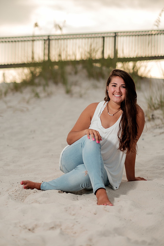 Senior Portrait in Gulf Shores