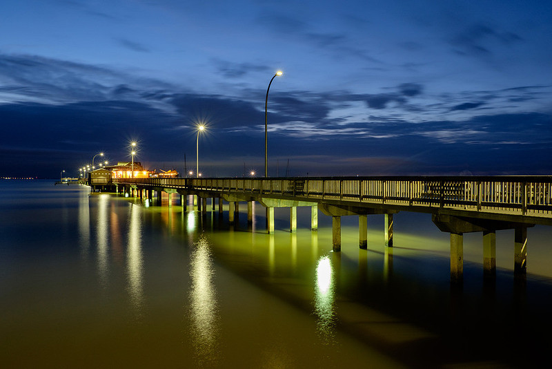 April Evenng at Fairhope Pier