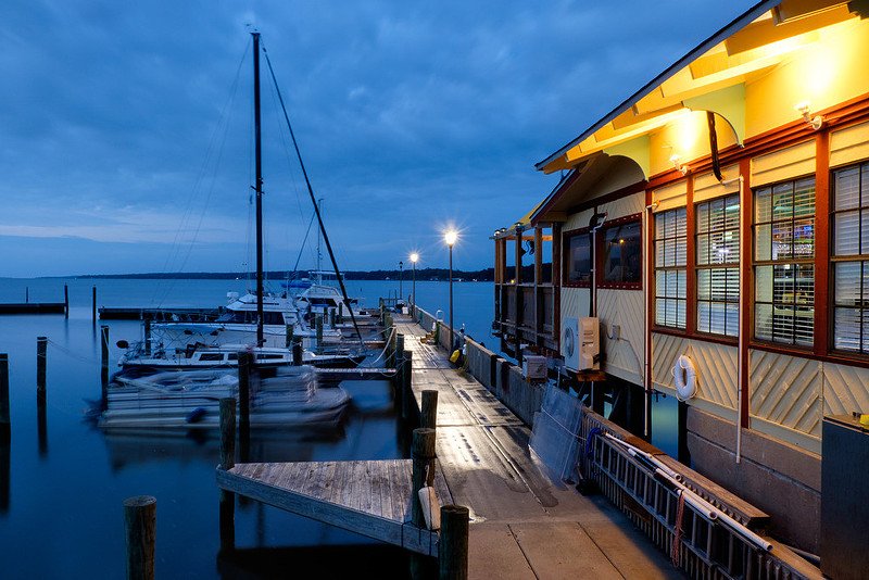 April Evenng at Fairhope Pier