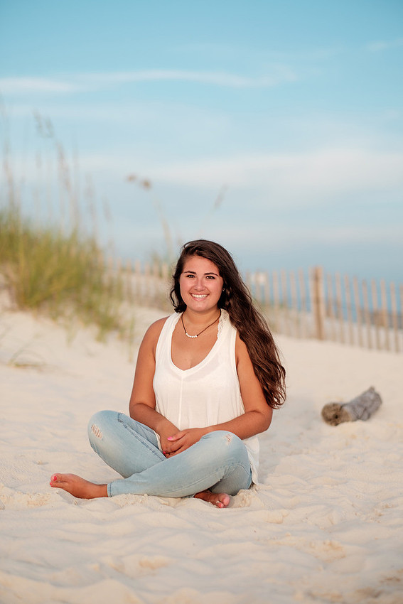 Senior Portrait in Gulf Shores
