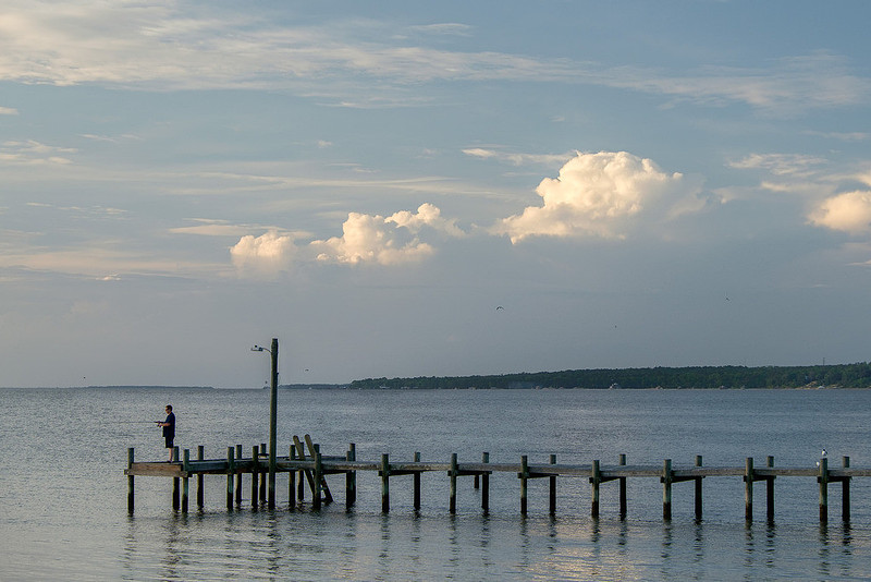 April Evenng at Fairhope Pier