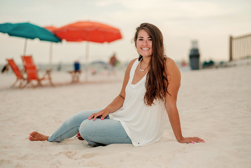 Senior Portrait in Gulf Shores