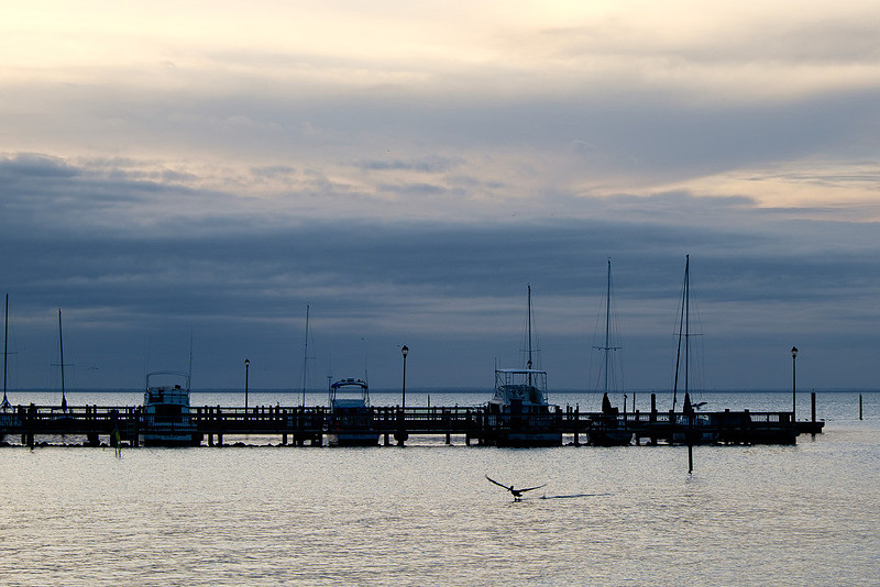 April Evenng at Fairhope Pier