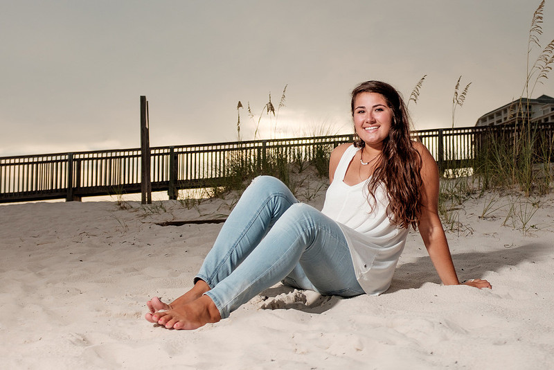 Senior Portrait in Gulf Shores