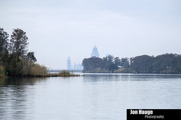 Downtown Mobile From Raft River