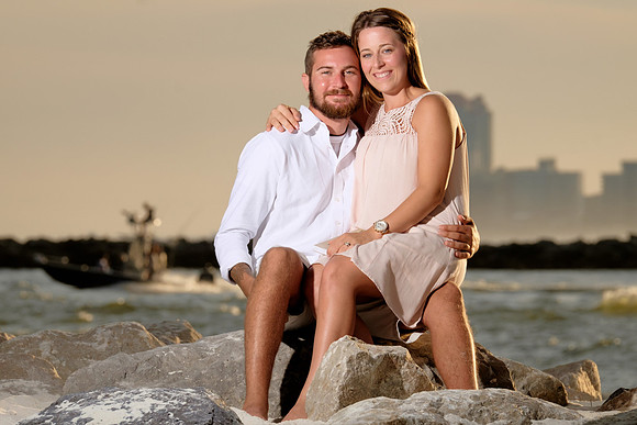 Orange Beach Proposal Photographer
