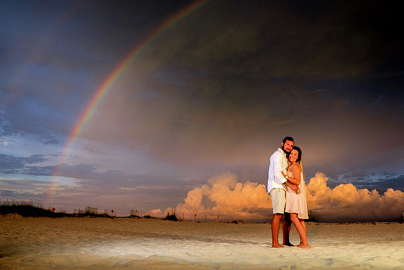Orange Beach Proposal Photographer