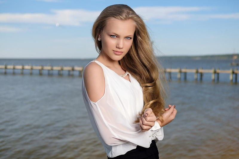 PRom Portrait at Fairhope Pier