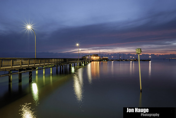 Fairhope Municipal Pier at Dusk