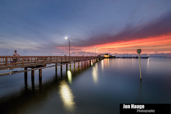 Fairhope Municipal Pier at Sunset