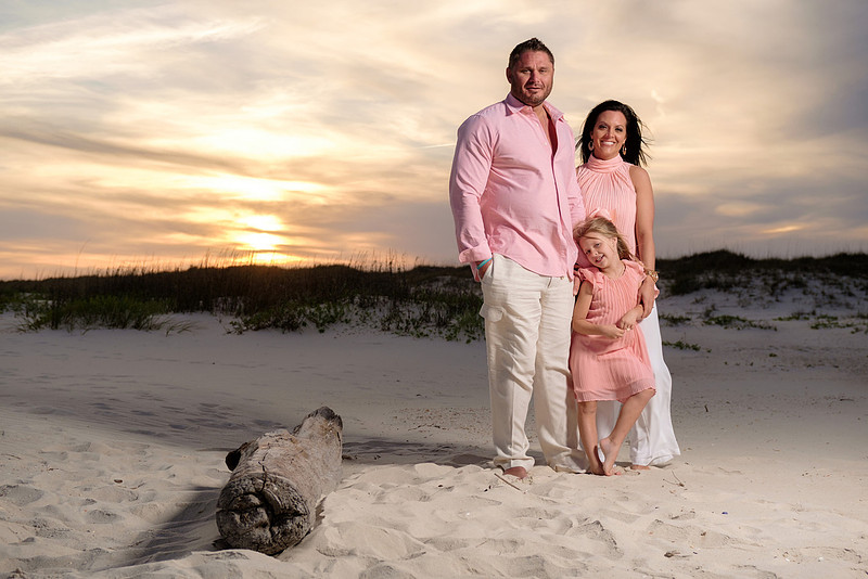 Gulf Shores Sunset Portrait