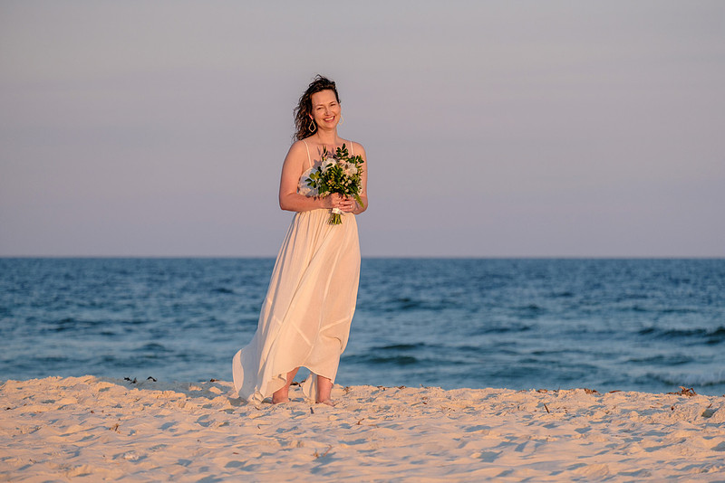 Bridal Portrait at the Beach