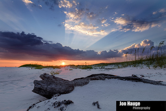 God's Light Sunset Pensacola Beach