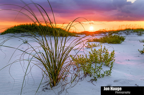 Sunset Over Dunes