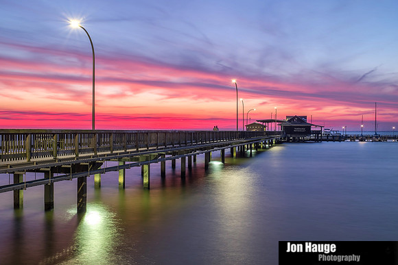 Fairhope Pier at Dusk