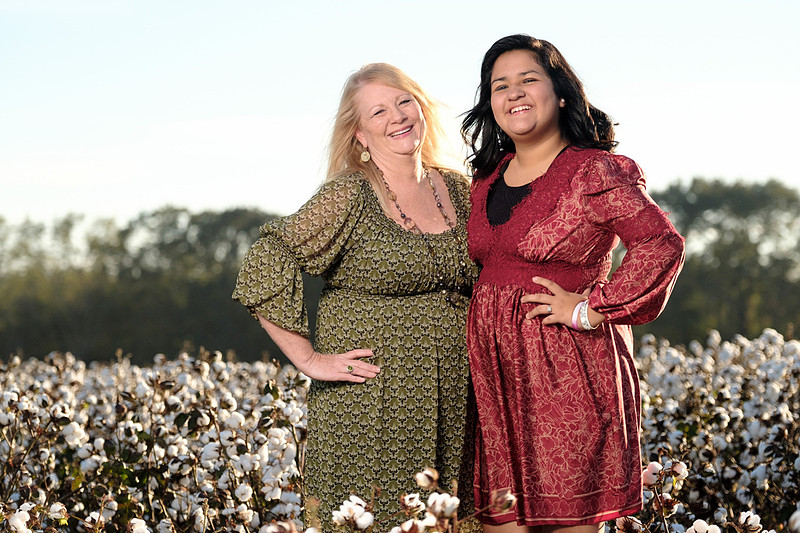 Cotton Field Family Portrait Baldwin County