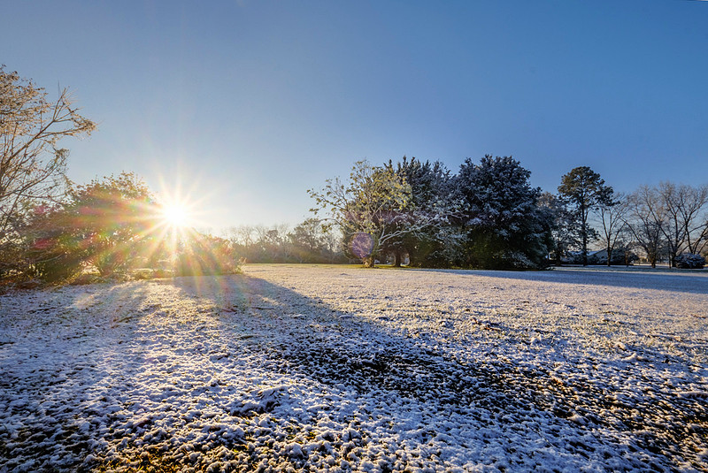 Snow in Robertsdale Alabama