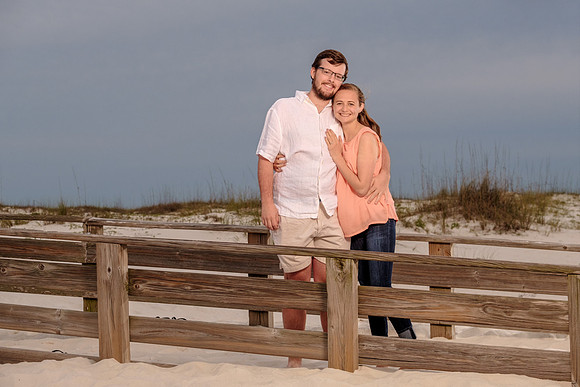Engagement Portrait Orange Beach