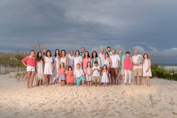 Gulf Shores Multi-Family Beach Portrait