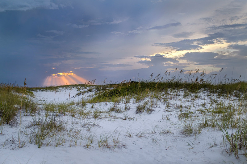 Fort Pickens Sunset Pensacola Beach Florida