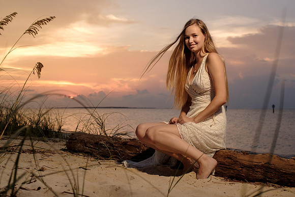Gulf Shores Portrait Photographer Fort Morgan Beach Portrait
