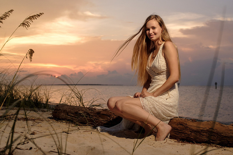 Gulf Shores Portrait Photographer Fort Morgan Beach Portrait