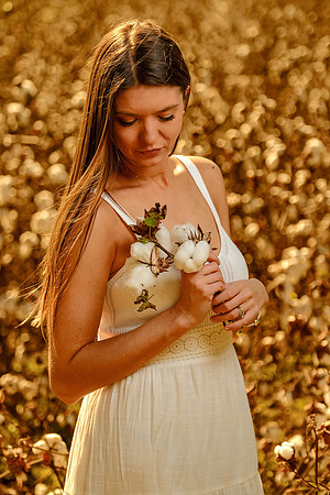 Cotton Field Portrait Baldwin County