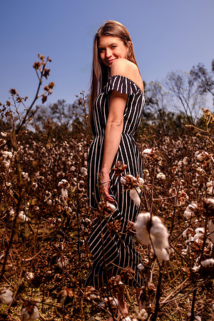 Cotton Field Portrait Baldwin County